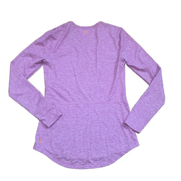 LUCY TECH Purple Lilac Long Sleeve Activewear Top Women’s XS - Picture 2 of 7
